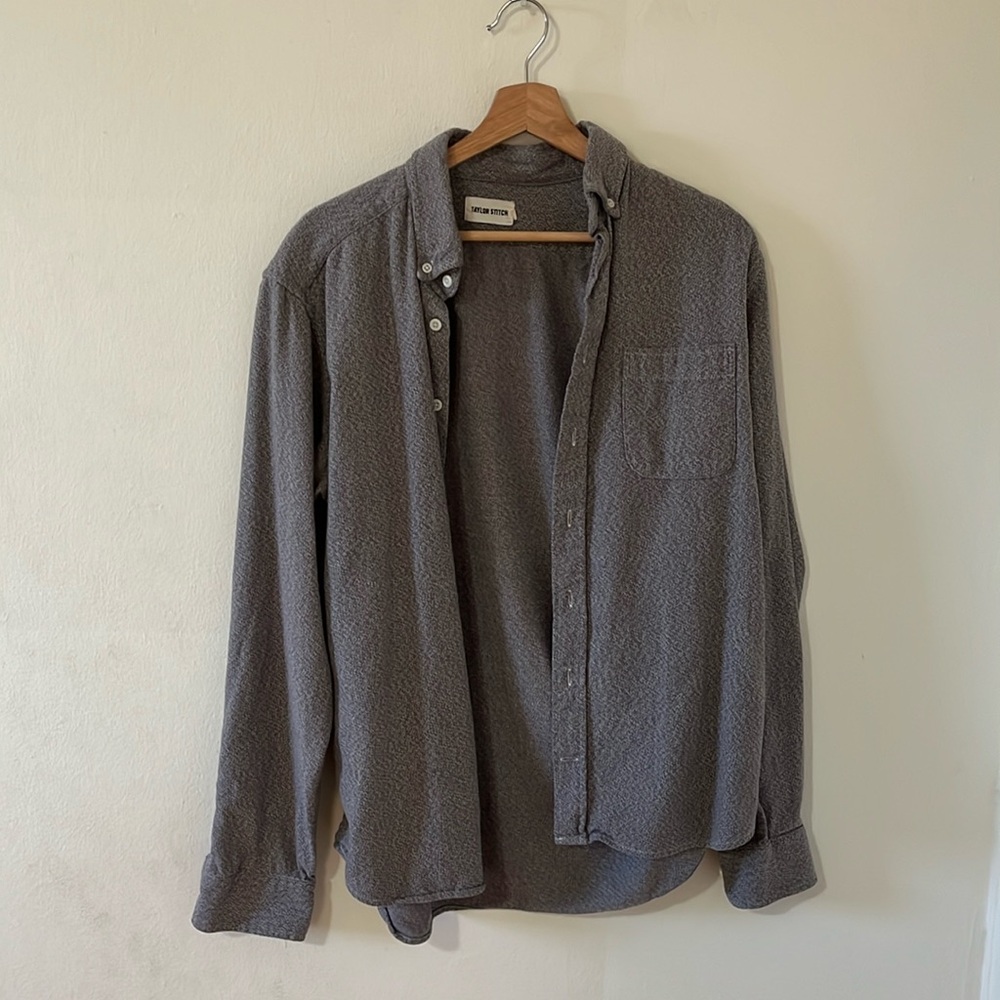 Taylor Stitch Heather Gray Shirt